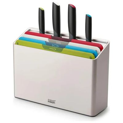Joseph Joseph Folio Icon Plus – Set 8 Pezzi con 4 Taglieri e 4 Coltelli