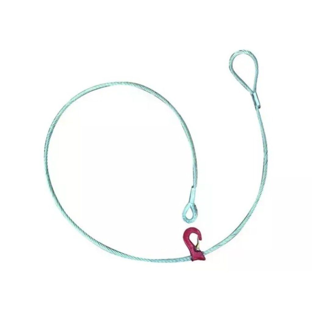 VIGOR-BLINKY Tirante in Acciaio Zincato 3 m, 12 mm, con Gancio Scorrevole