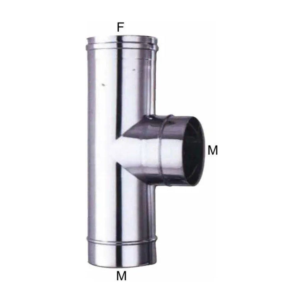ALA 2000 Raccordo a T in Acciaio Inox AISI 316L 20 mm
