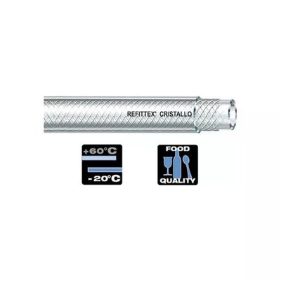 FITT Refittex Cristallo tubo flessibile rinforzato per alimenti, 12/18 mm, 100 cm