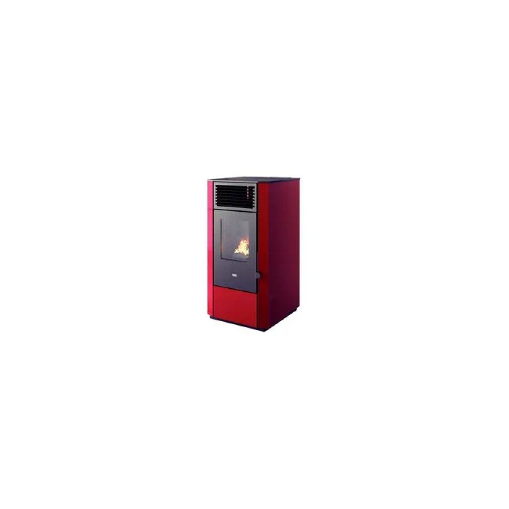 Punto Fuoco Stufa a Pellet 9,5 kW Rossa