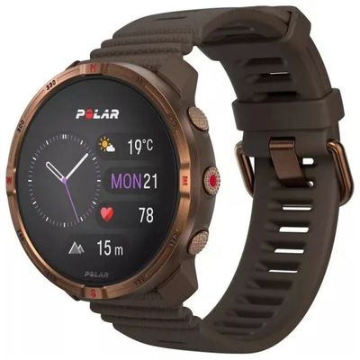 Polar Grit X2 Smartwatch Multisport GPS Marrone Rame