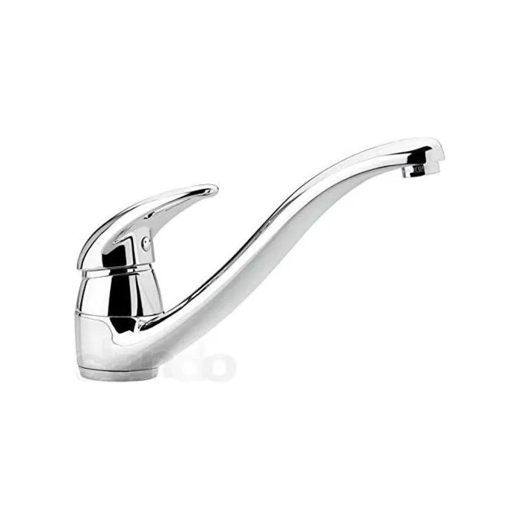 Emmevi Anubis 7095GRNE Miscelatore Monocomando per Lavello, Bocca Girevole, Granito Lava Grigio-Nero