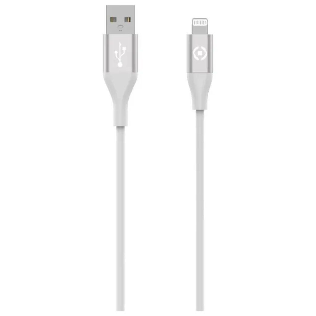 Celly Cavo USB-A a Lightning Bianco