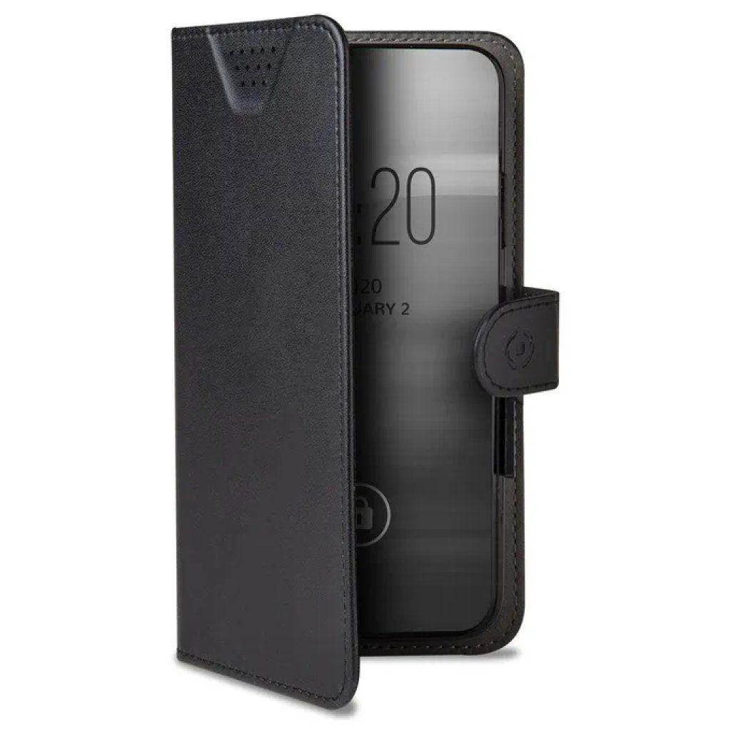 Celly Wallyone XXL – Custodia a Libro Nera per Smartphone fino a 5,5″ Celly Wallyone XXL – Custodia a Libro Nera per Smartphone fino a 5,5″