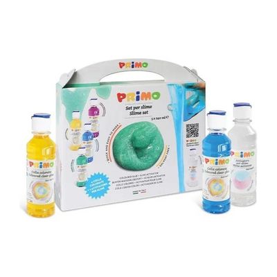 PRIMO Kit per Slime con 4 Colle da 240 ml e Attivatore PRIMO Kit per Slime con 4 Colle da 240 ml e Attivatore