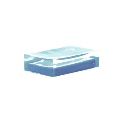 GEDY Rainbow Portasapone da Bagno Celeste