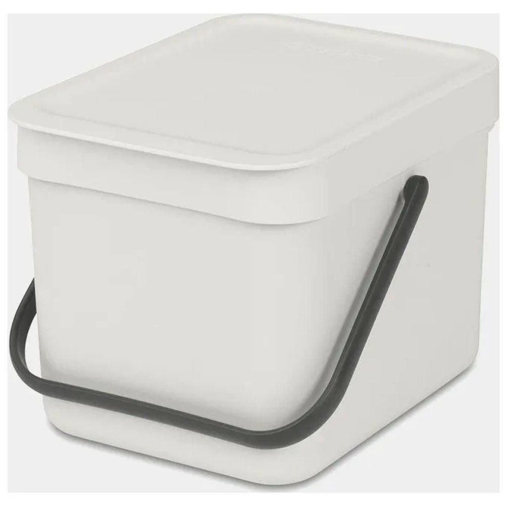 Brabantia Sort & Go Cestino per Rifiuti 6 L Grigio Chiaro