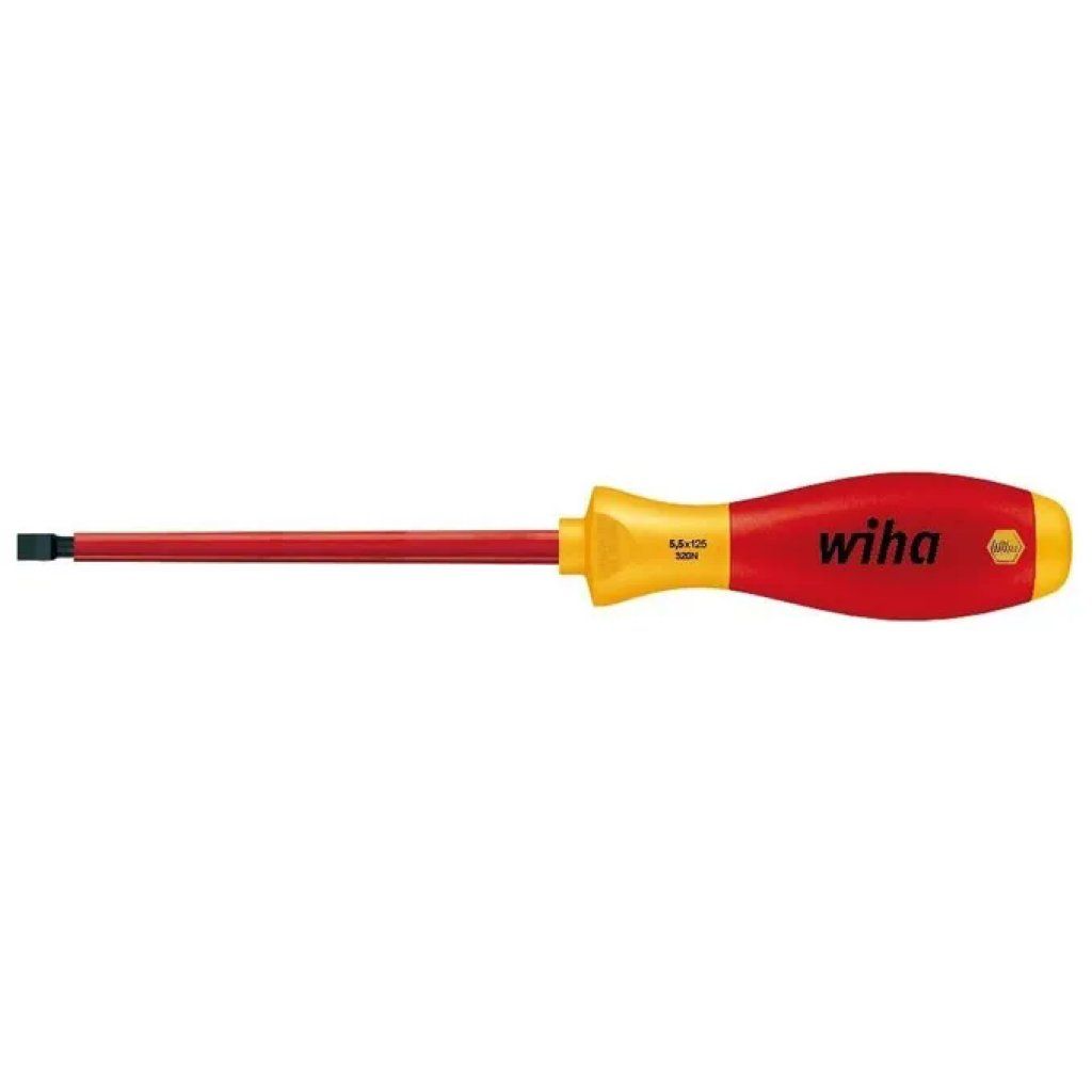 Wiha Cacciavite Isolato a Taglio 5,5 × 125 mm Wiha Cacciavite Isolato a Taglio 5,5 × 125 mm