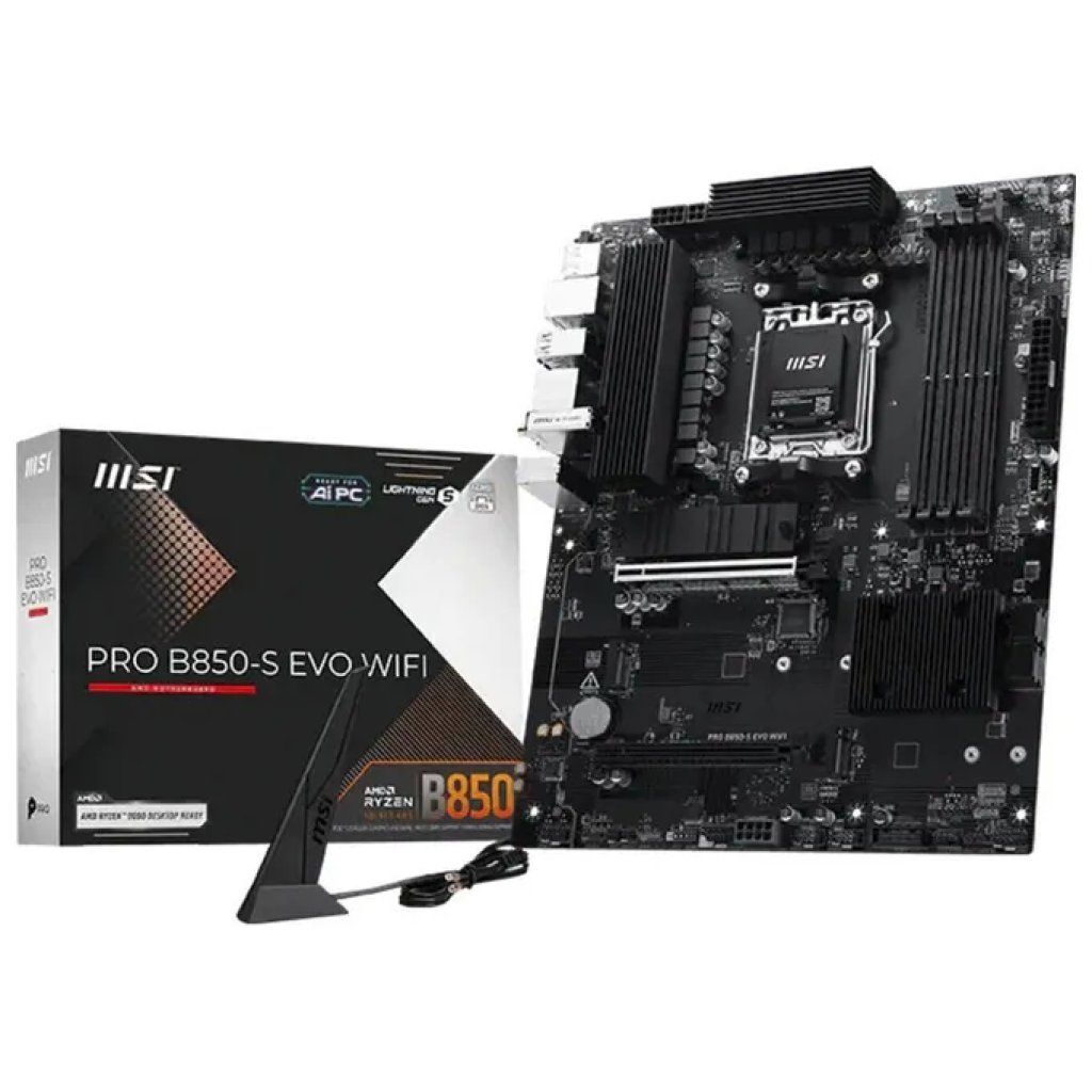 MSI PRO B850-S EVO WIFI – Scheda madre ATX AM5 DDR5