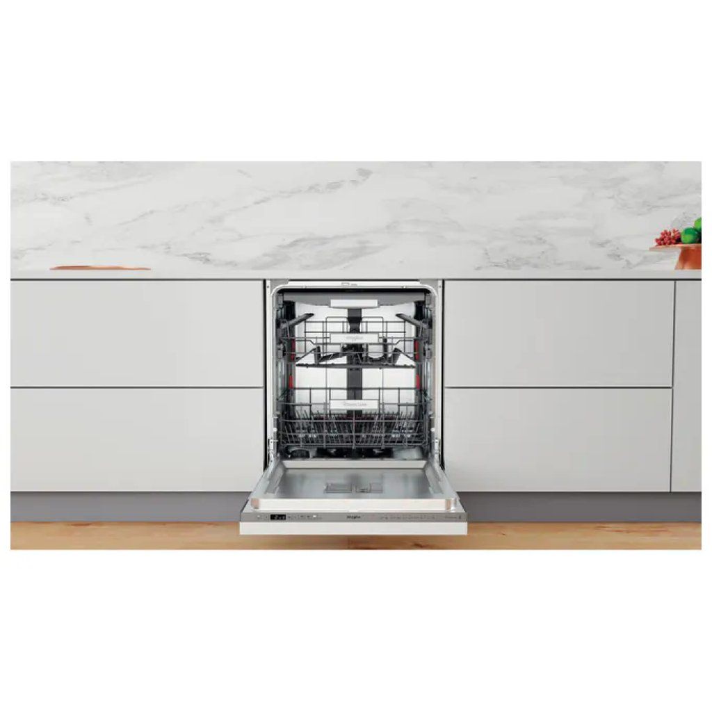 Whirlpool W0ID751AX Supreme Clean Lavastoviglie da Incasso, 14 Coperti, Classe B