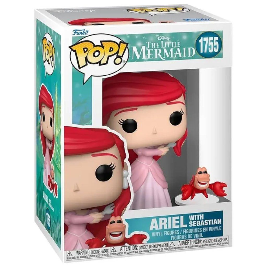Funko POP! & Buddy Disney La Sirenetta: Ariel e Sebastian, 9 cm