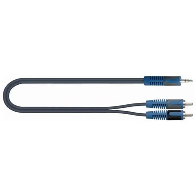 QUIKLOK Quik Lok Cavo Audio Jack Stereo 3,5 mm a 2 RCA, 5 m