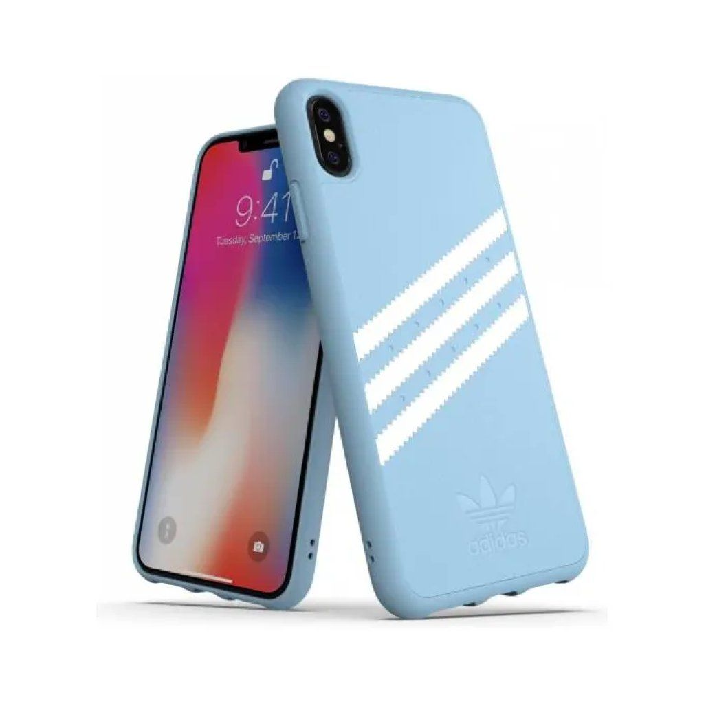 Adidas Gazelle Cover Azzurra per iPhone XS Max