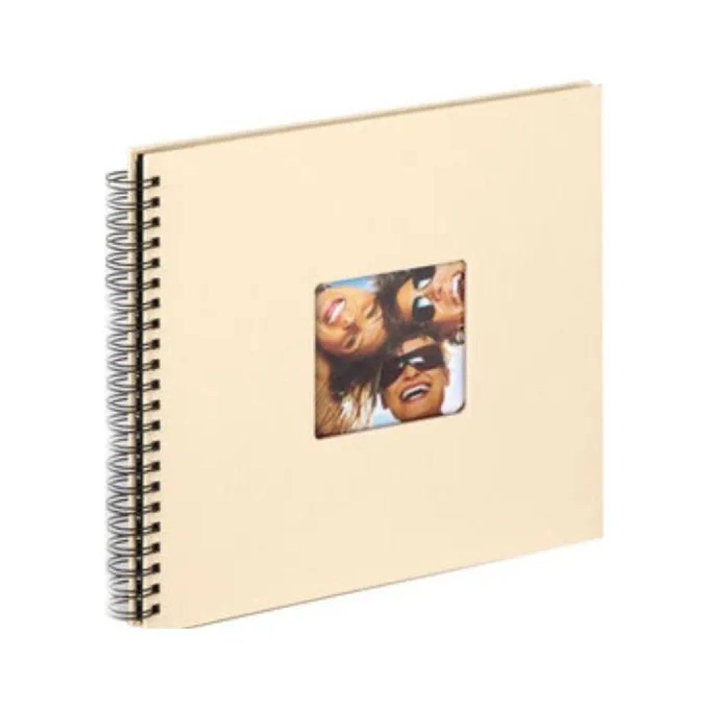 Walther Fun SA110H Album Fotografico a Spirale, Crema, 30 x 30 cm, 50 Pagine Nere