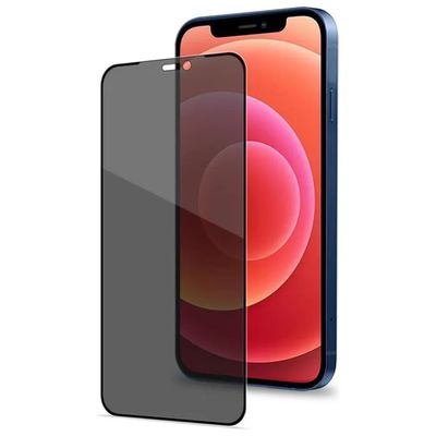 Celly Pellicola Privacy 3D Full per iPhone 12 Mini, Nero