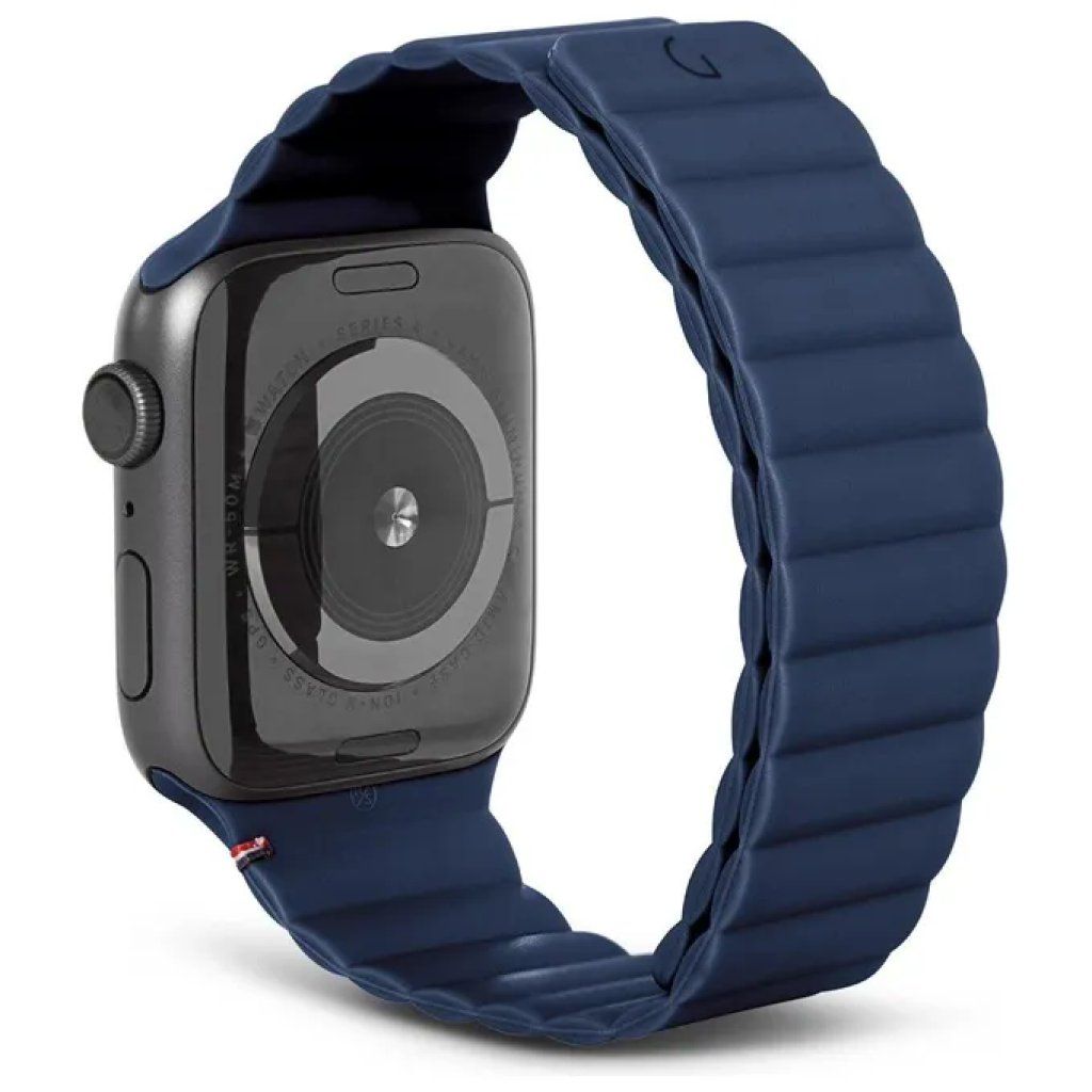 Decoded Traction Lite – cinturino in silicone per Apple Watch 38/40/41 mm, Navy Peony