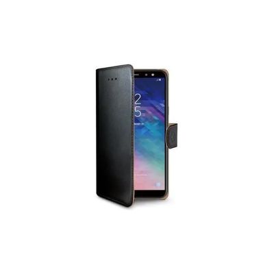 Celly Wally Case, custodia a portafoglio nera per Samsung Galaxy A6 (2018)