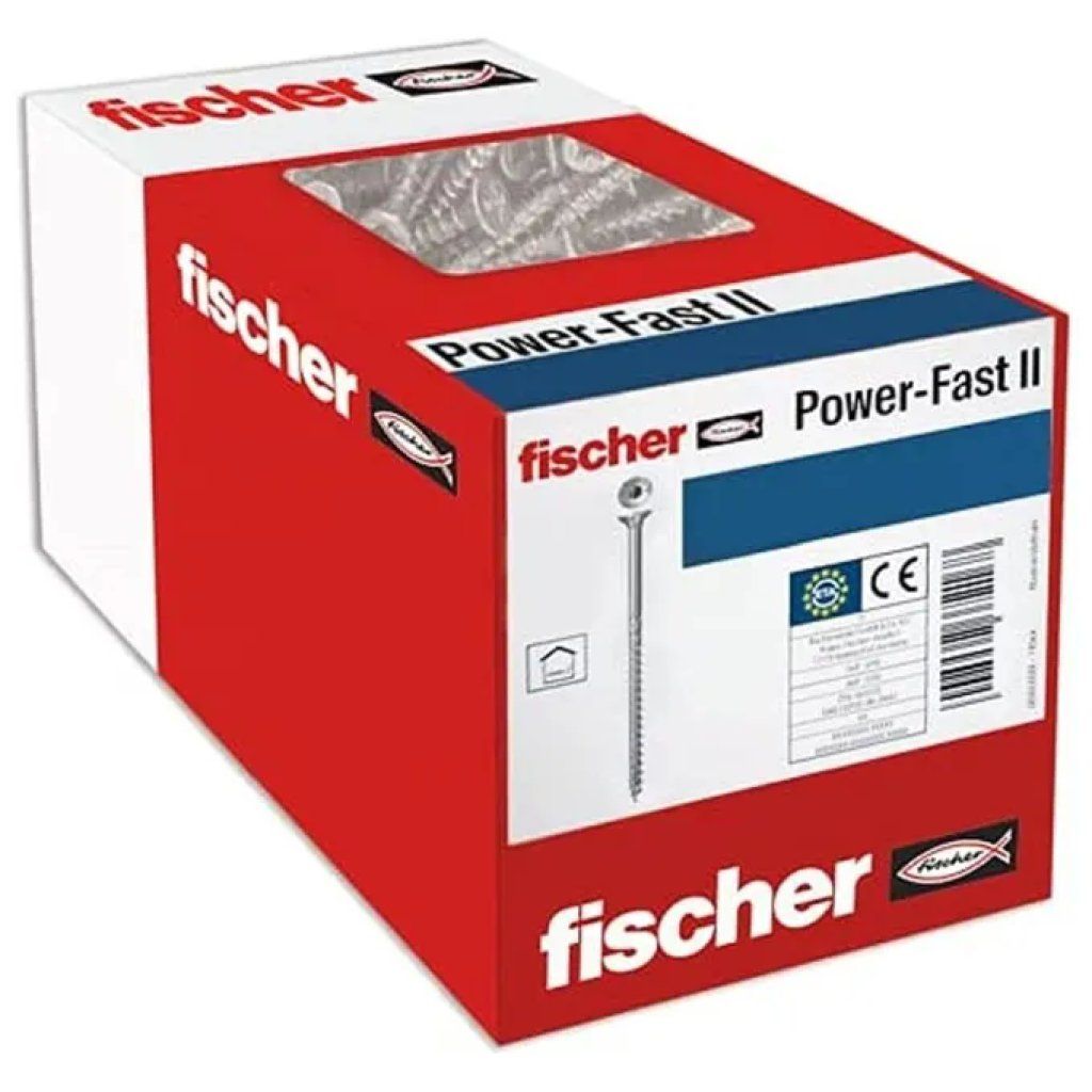 Fischer PowerFast II Viti per Legno 4,5 x 50 mm TX, 500 Pezzi Fischer PowerFast II Viti per Legno 4,5 x 50 mm TX, 500 Pezzi