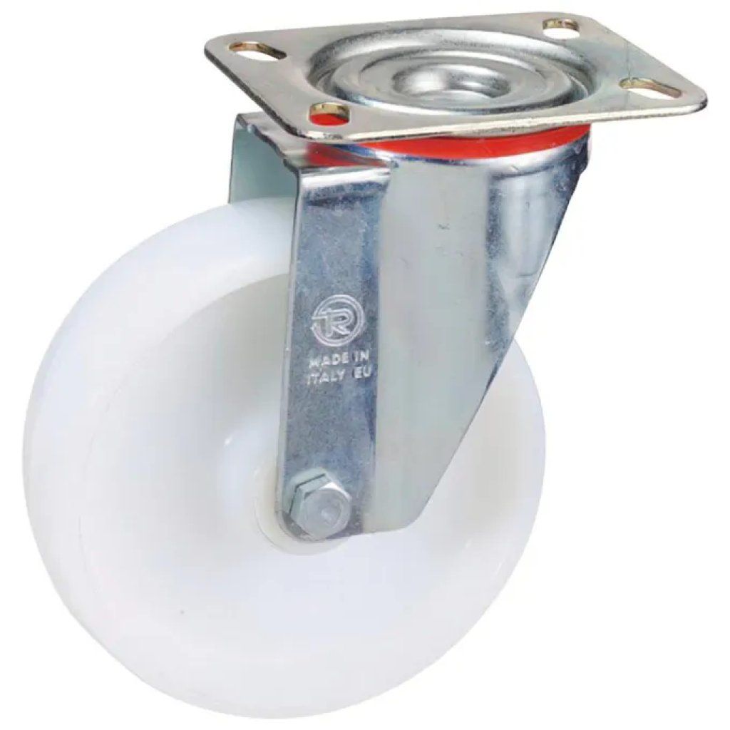 Tellure Rota Ruota in Poliammide con Supporto Girevole, 125 mm