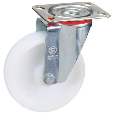Tellure Rota Ruota in Poliammide con Supporto Girevole, 125 mm