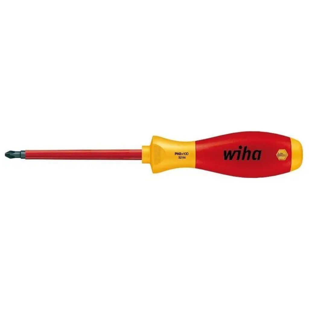 Wiha Cacciavite Isolato Phillips PH2, Lama 100 mm Wiha Cacciavite Isolato Phillips PH2, Lama 100 mm