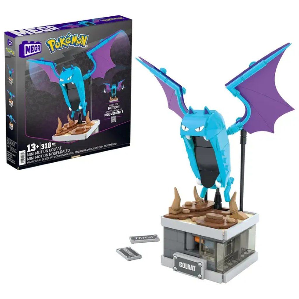 MATTEL MEGA Pokémon Mini Motion Golbat – Set da 318 pezzi