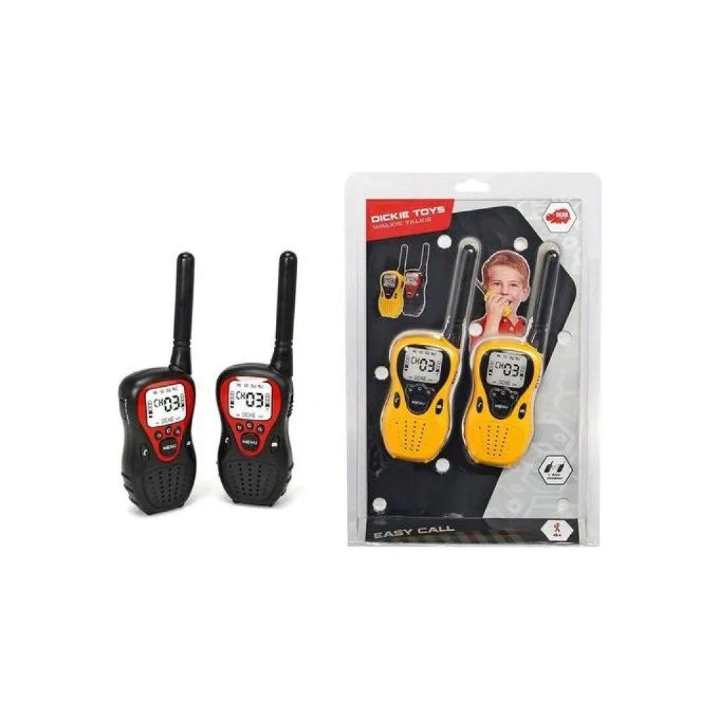 Simba Dickie Coppia di Walkie Talkie per Bambini, Portata 80 m