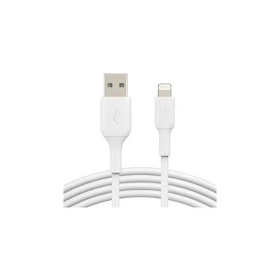 Belkin BoostCharge Cavo Lightning-USB 3 m Bianco