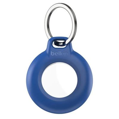 Belkin Custodia Impermeabile per Apple AirTag con Portachiavi Blu