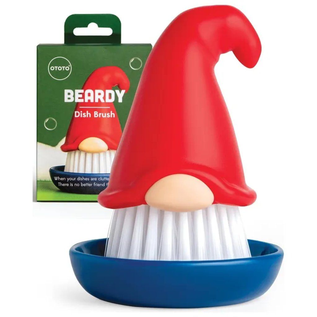 OTOTO Beardy – Spazzola Lavapiatti a Forma di Gnomo