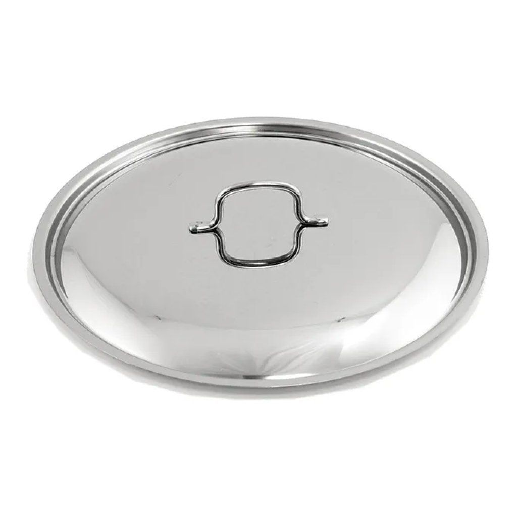 Montini Coperchio in Acciaio Inox 40 cm con Manico Daisy