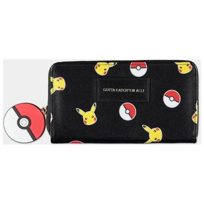 DIFUZED Portafoglio Pokémon Pikachu e Poké Ball da Donna - DIFUZED DIFUZED Portafoglio Pokémon Pikachu e Poké Ball da Donna - DIFUZED