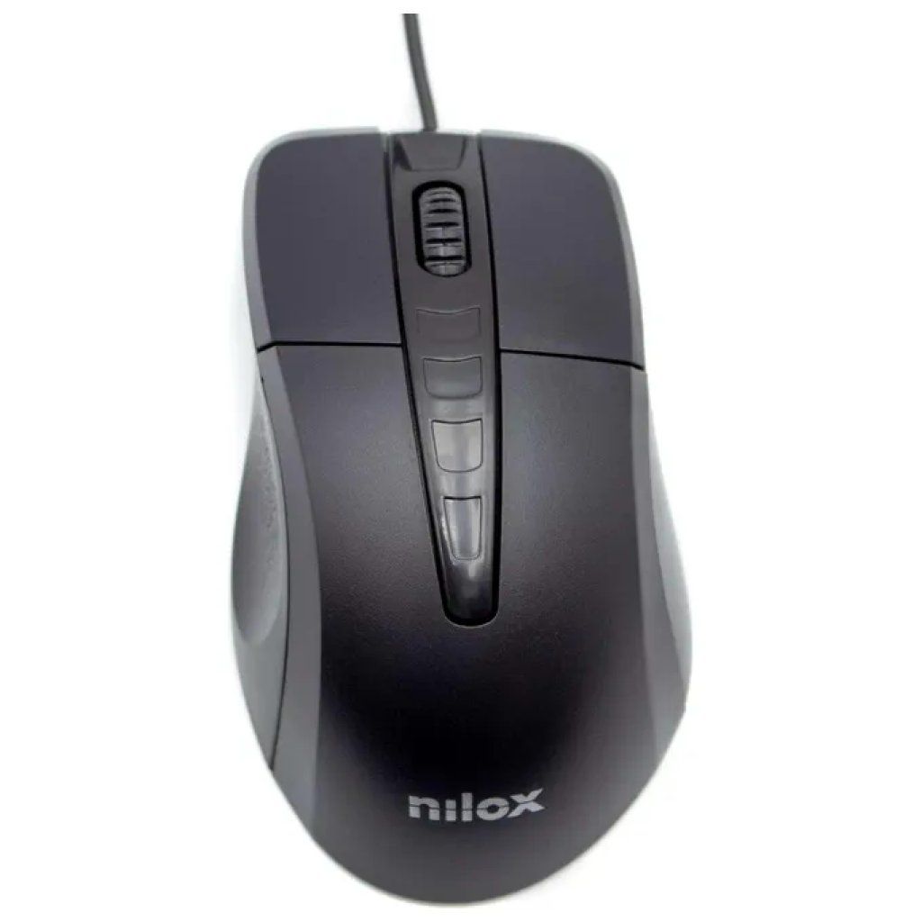 Nilox MOUSB1001 Mouse Ottico USB 1000 DPI Nero