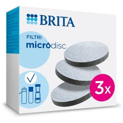 BRITA MicroDisc filtri acqua per borraccia – 3 pezzi