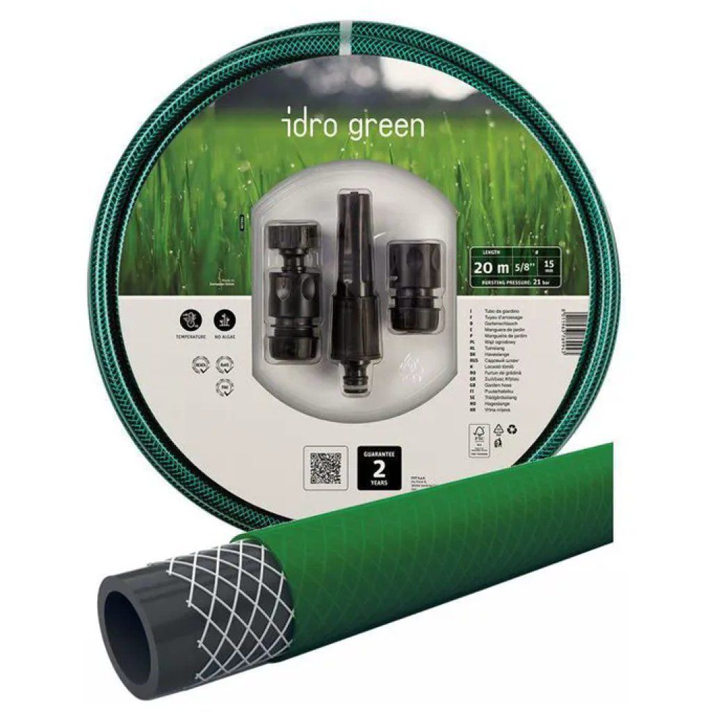 FITT Idro Green Kit tubo da giardino 20 m – 1/2” FITT Idro Green Kit tubo da giardino 20 m – 1/2”