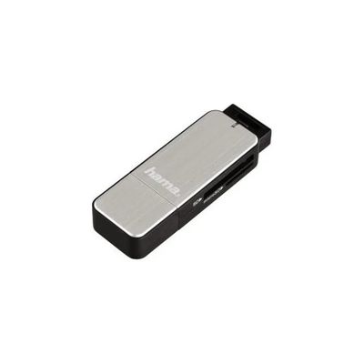 Hama Lettore di schede USB 3.0 SD e MicroSD in alluminio Hama Lettore di schede USB 3.0 SD e MicroSD in alluminio