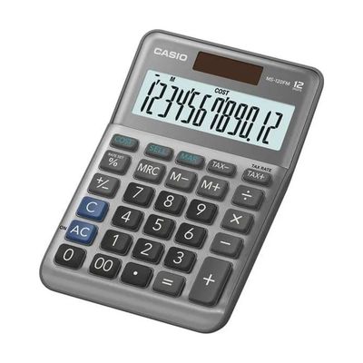 Casio MS-120FM – Calcolatrice desktop nera Casio MS-120FM – Calcolatrice desktop nera
