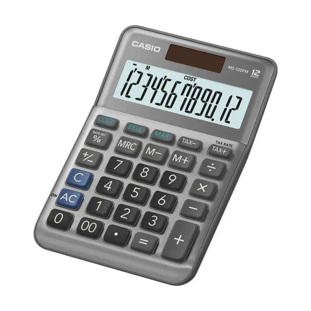 Casio MS-120FM Calcolatrice da tavolo nera