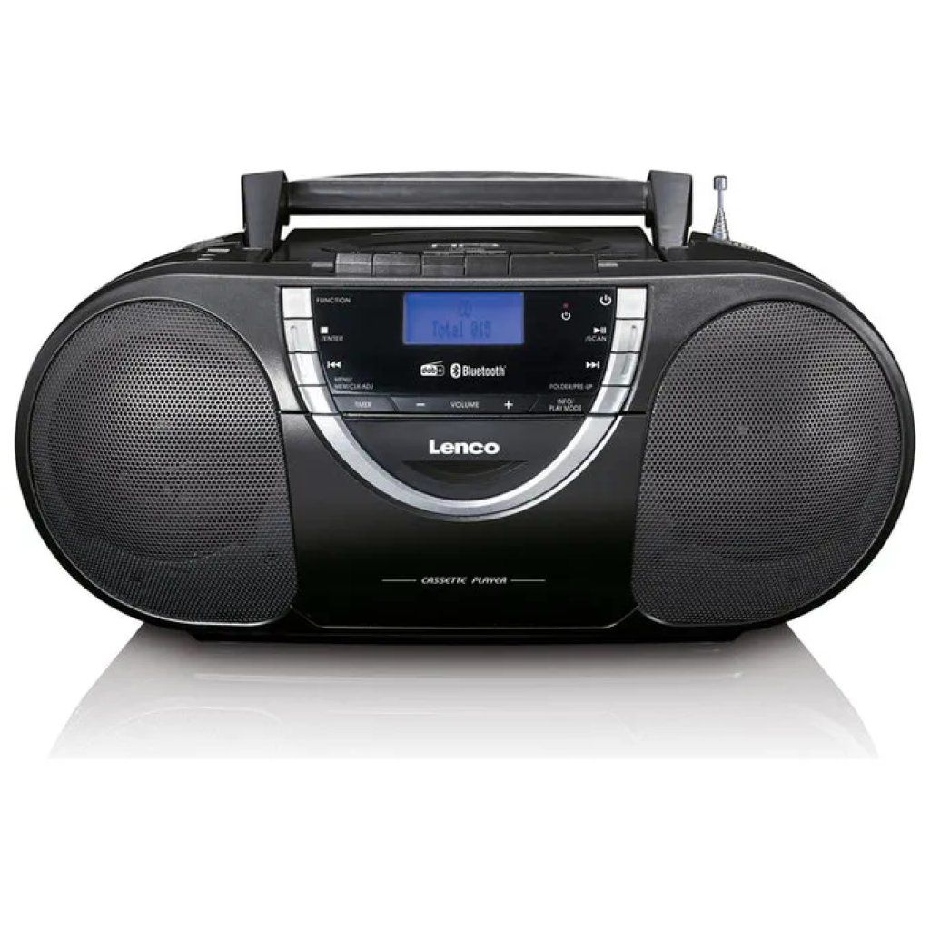 Lenco SCD-6900BK Boombox con CD, cassette, DAB+ e Bluetooth