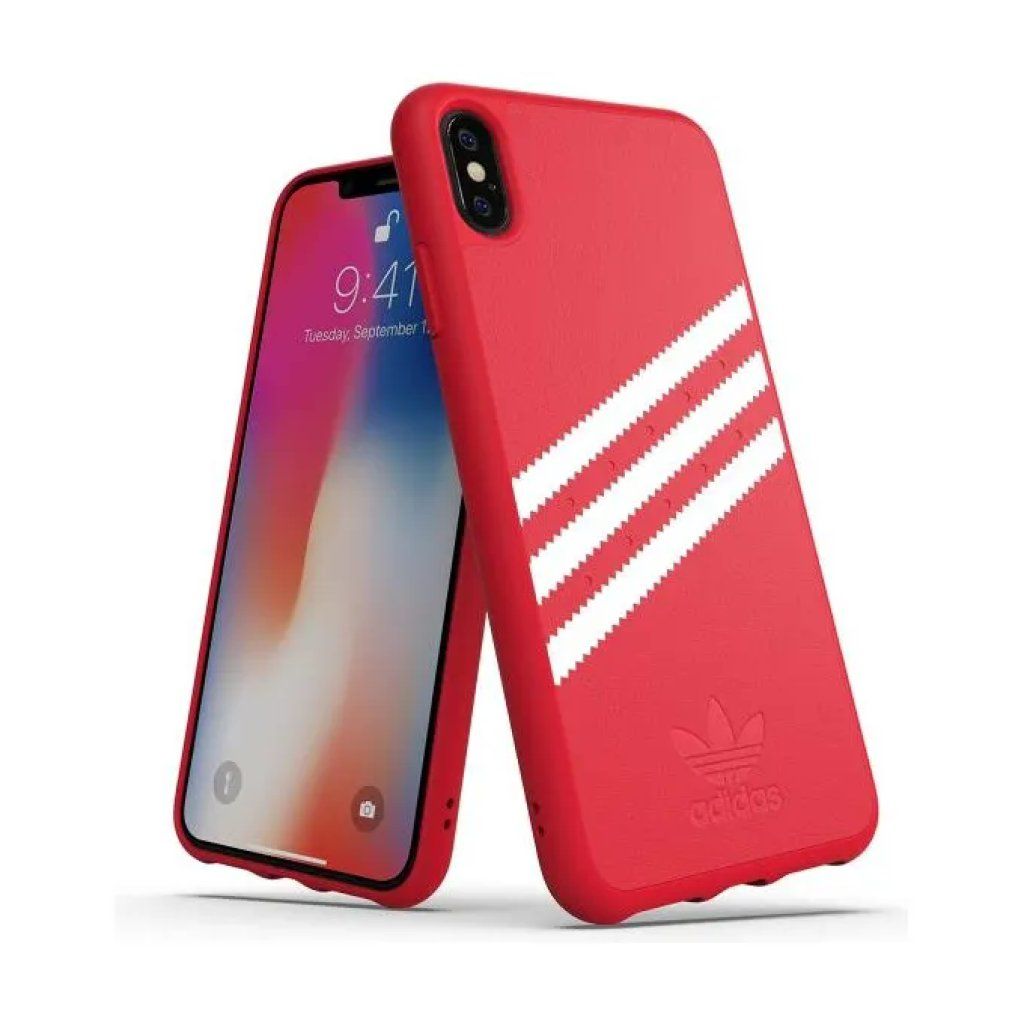Adidas Gazelle Cover Rosso e Bianco per iPhone XS Max Adidas Gazelle Cover Rosso e Bianco per iPhone XS Max