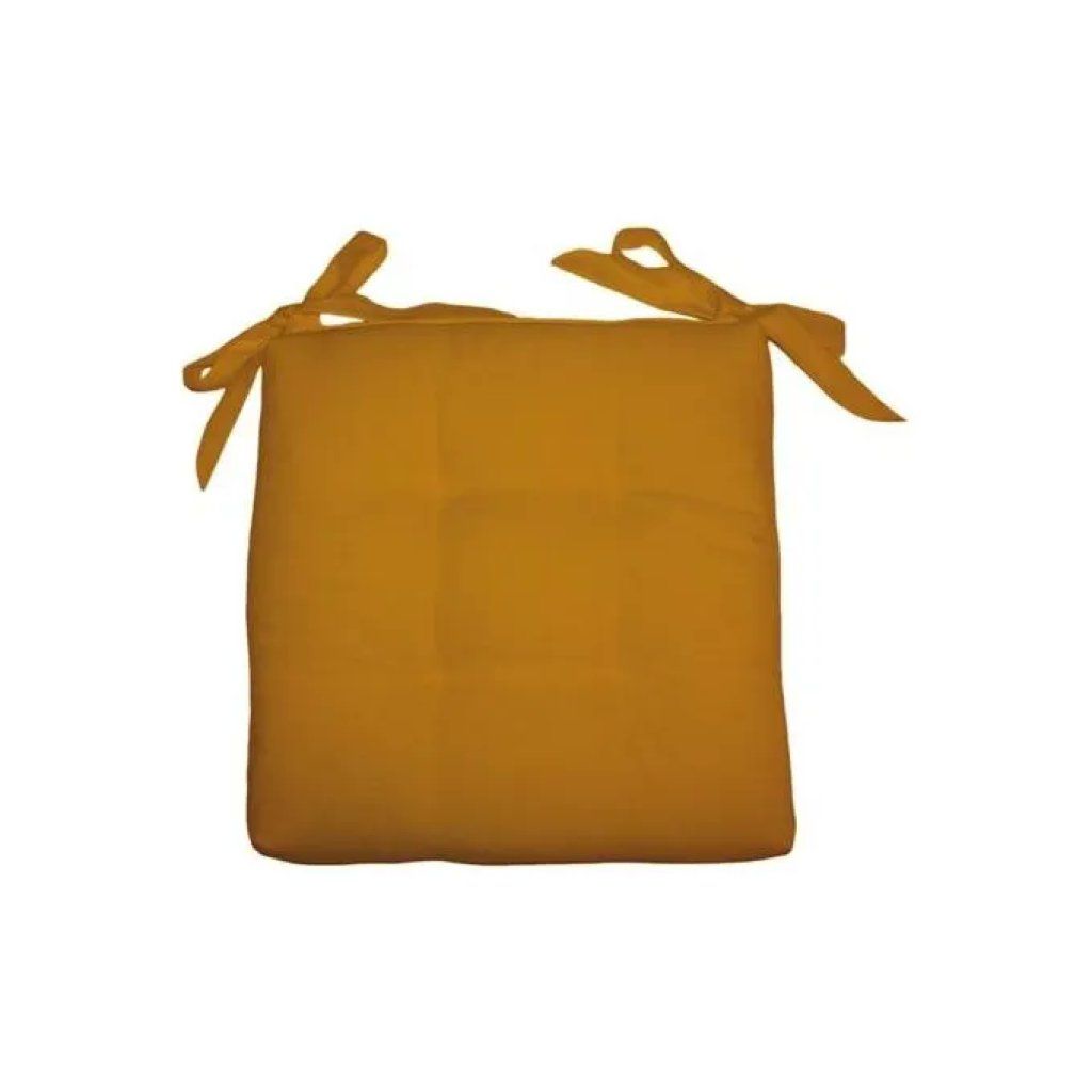 Olibo' Cuscino Soft Giallo 40x40 cm con Lacci
