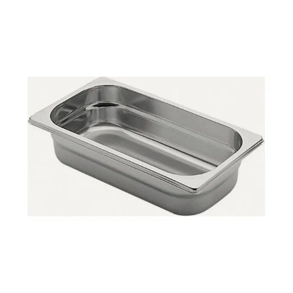 ILSA Bacinella Gastronomica GN 1/3 in Acciaio Inox, 5,5 L, H 15 cm