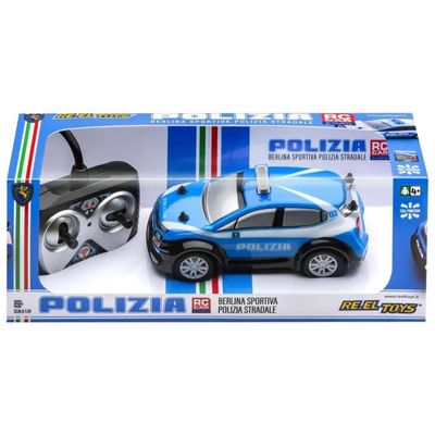 Re.El Toys Auto della Polizia Radiocomandata 27 MHz, Scala 1:26