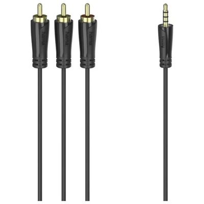 Hama Cavo audio Jack 3,5 mm a 4 poli – 3 RCA, 1,5 m Hama Cavo audio Jack 3,5 mm a 4 poli – 3 RCA, 1,5 m