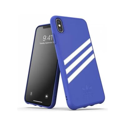 Adidas Samba Cover Blu in Pelle Scamosciata per iPhone XS Max