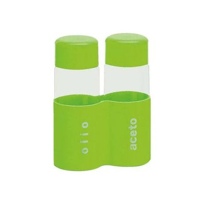 Cosmoplast Set Olio e Aceto da Picnic, Colori Assortiti
