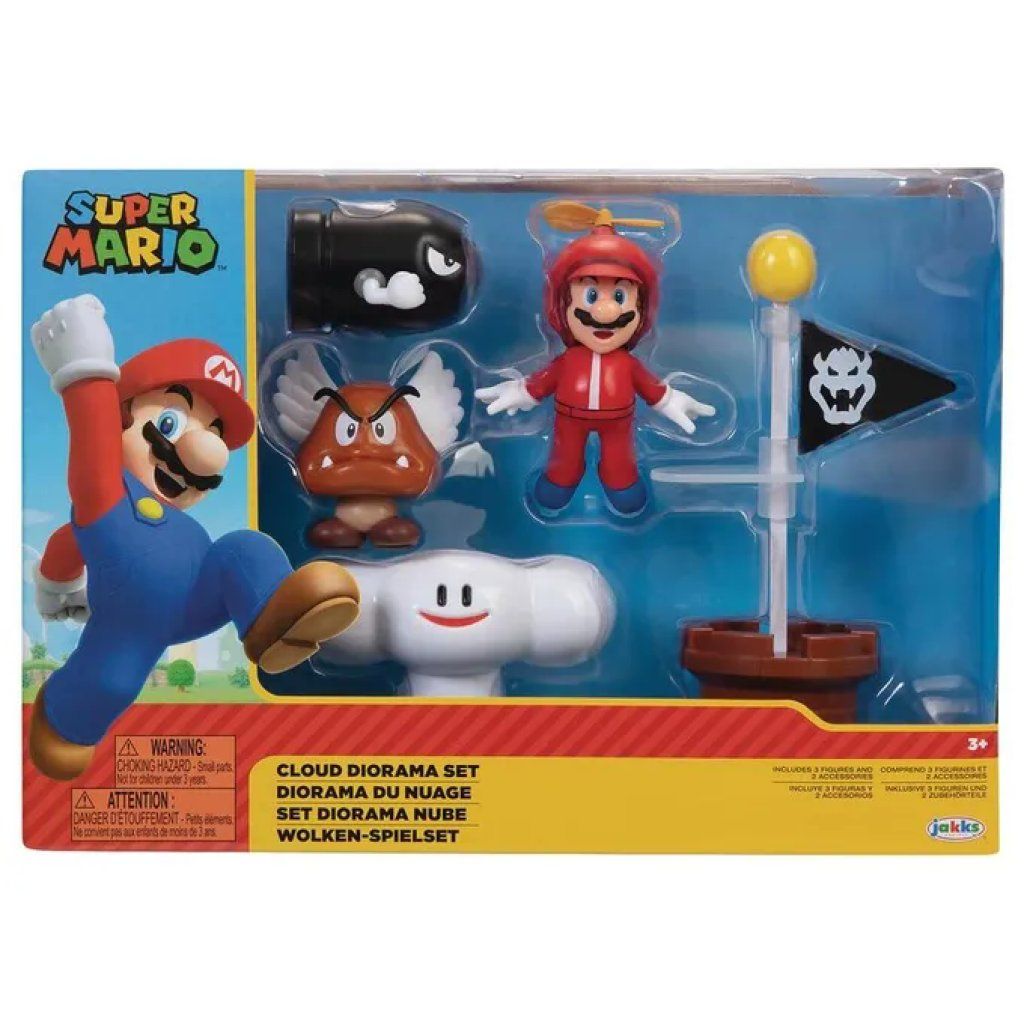 JAKKS Super Mario Diorama Set Nuvole JAKKS Super Mario Diorama Set Nuvole