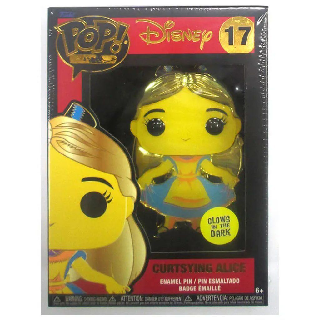 Funko Pop! Pins Alice nel Paese delle Meraviglie – Alice Glow Blacklight Funko Pop! Pins Alice nel Paese delle Meraviglie – Alice Glow Blacklight