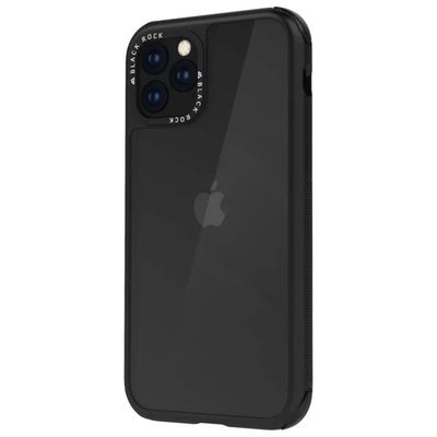 Black Rock Robust Cover per iPhone 11 Pro, Nero e Trasparente